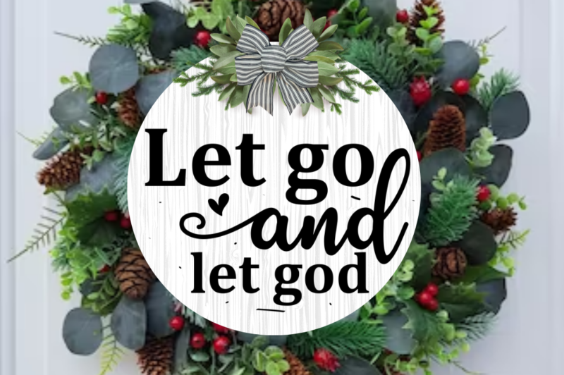 Farmhouse Christmas Round Sign Bundle