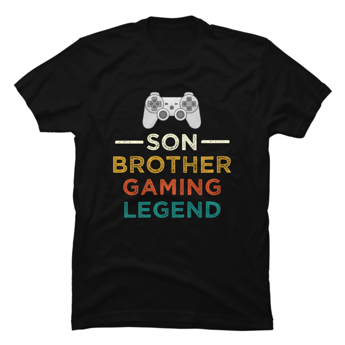Son Brother Gaming Legend Gamer Gaming T-Shirt - Buy t-shirt designs