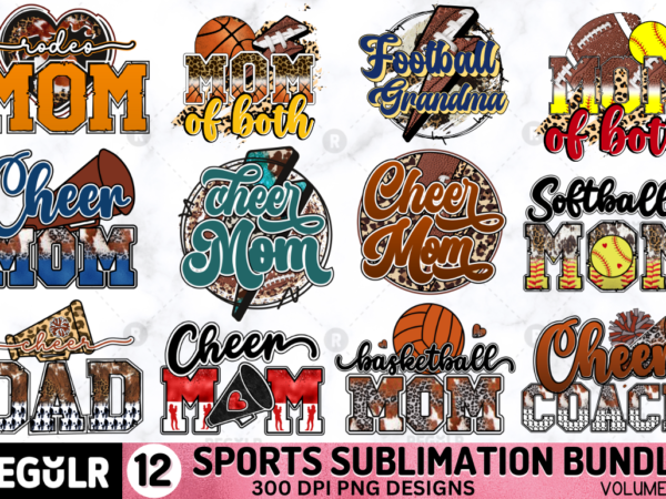 Sports sublimation bundle t shirt template vector