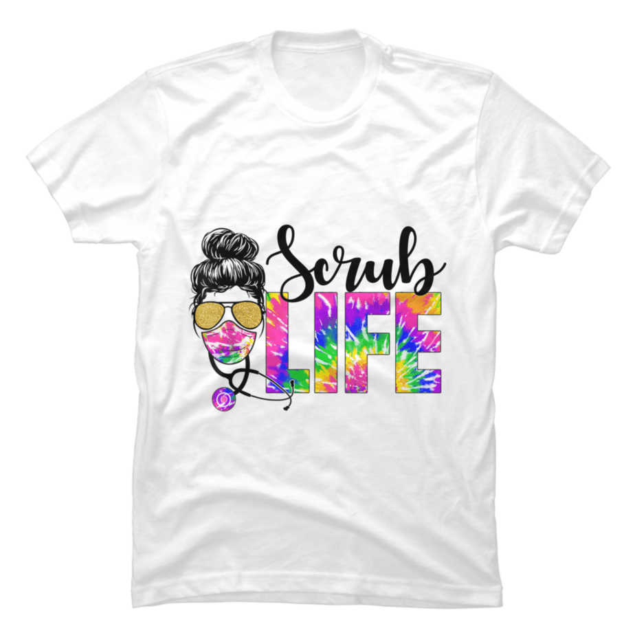 Stethoscope Scrub Life Nurse Day Nurse Week Funny Cma Cna Buy T Shirt Designs 6623