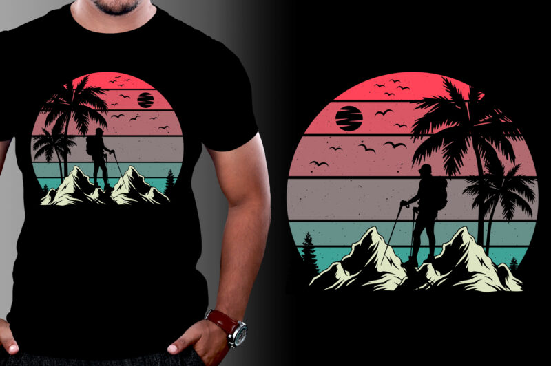 Summer Vacation Hiking Sunset T-Shirt Graphic Bundle,Summer Vacation Hiking,Summer Vacation Hiking T-Shirt Design Graphic,Summer Vacation Hiking Retro Vintage Sunset,Summer Vacation Hiking Sunset T-Shirt Graphic Vector,Summer Vacation Hiking Sunset T-Shirt Design.T-Shirt