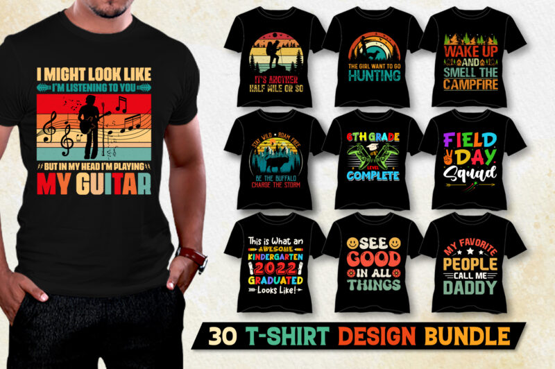 sunset-vintage-t-shirt-design-bundle-buy-t-shirt-designs