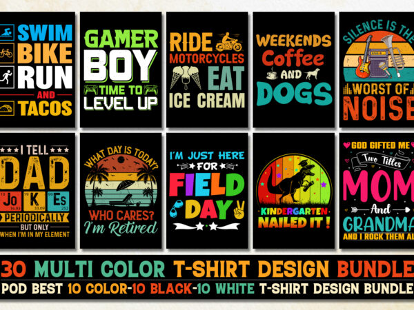 T-shirt design bundle