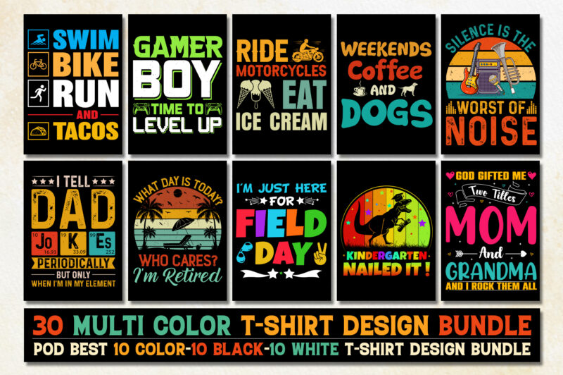 T-Shirt Design Bundle