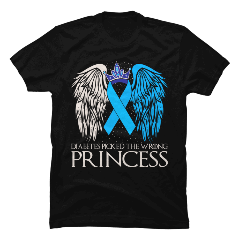 t1d-awareness-princess-girls-diabetic-blue-ribbon-supportt1d-awareness