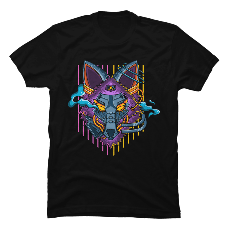 The Cyber Wolf,The Cyber Wolf present tshirt - Buy t-shirt designs