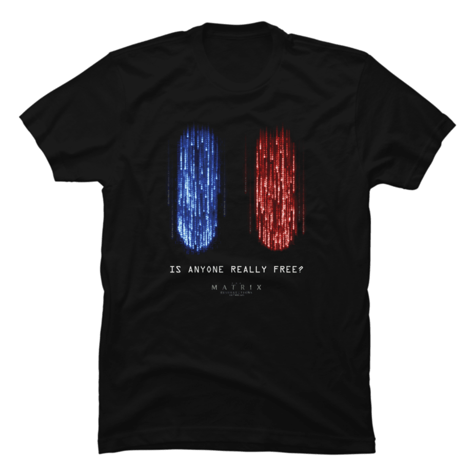 The Matrix Resurrections Red vs Blue Pill - Buy t-shirt designs