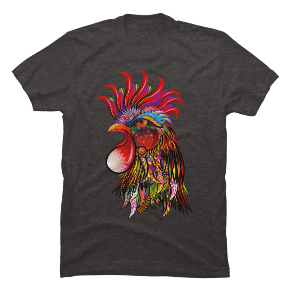 Tribal Rooster Head - Buy t-shirt designs