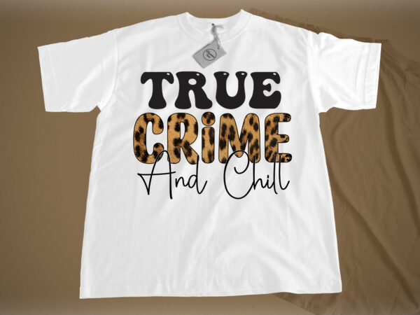 True crime sublimation design template