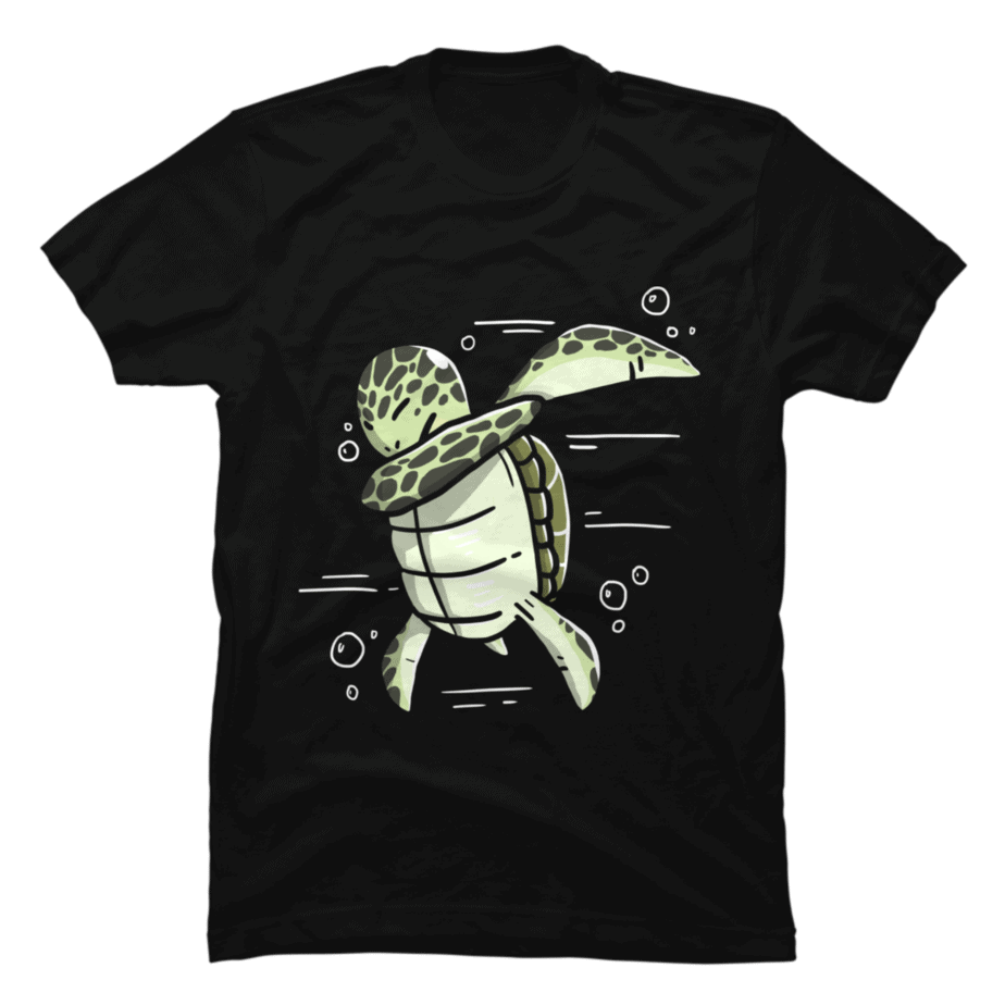 Turtle Dabbing Dog Dab Dance Move - Buy t-shirt designs