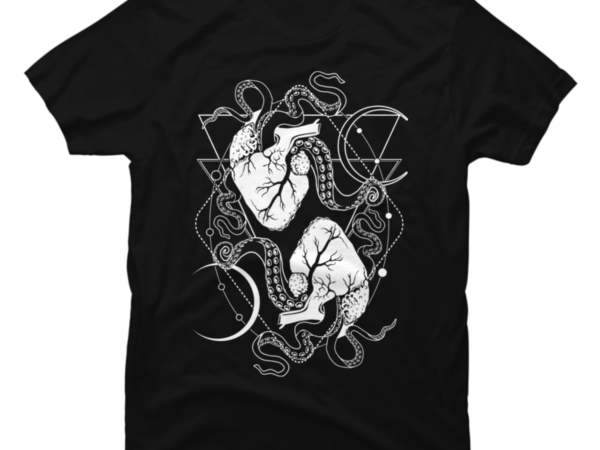 VALENTINES DAY 01 The macabre tentacle hearts - Buy t-shirt designs