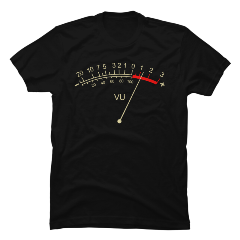 VU Meter Vintage Analog - Buy t-shirt designs