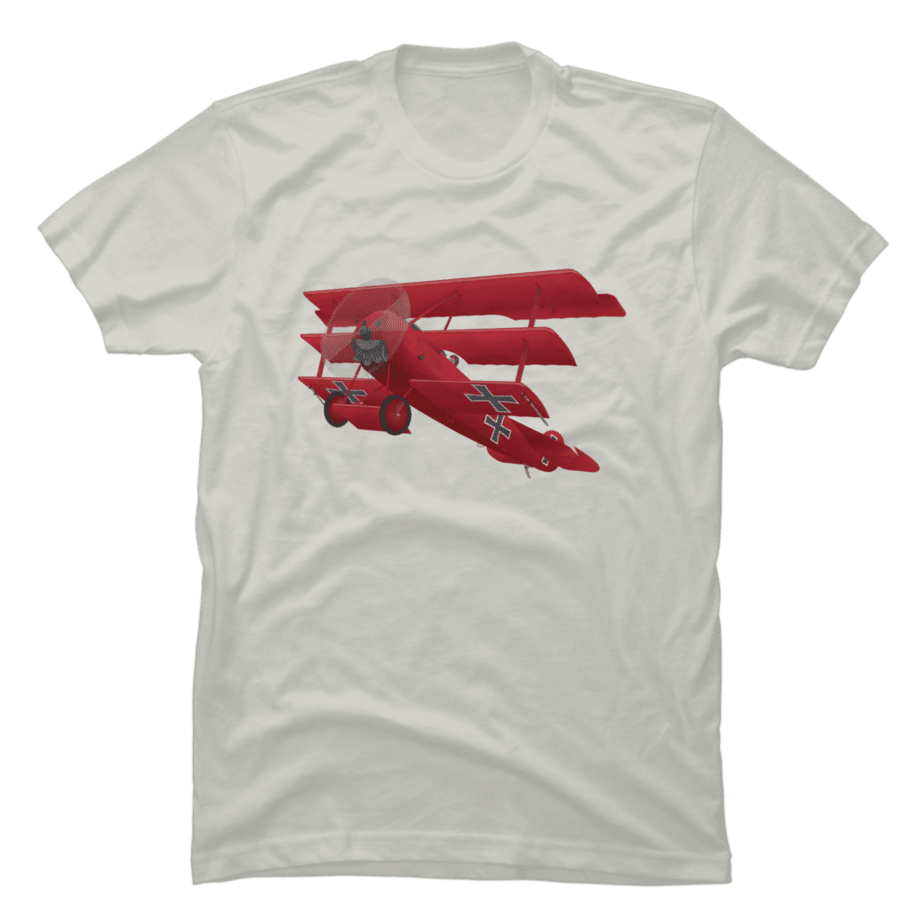 Wwi Triplane Warbird Illustration - Buy T-shirt Designs