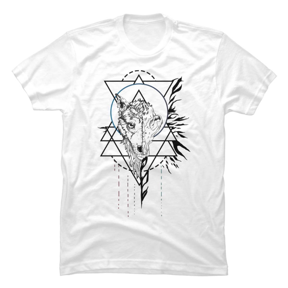 Wolf skull,Wolf skullpresent tshirt - Buy t-shirt designs