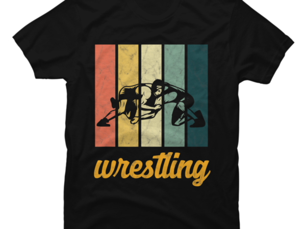 Wrestling retro vintage t-shirt wrestler sports