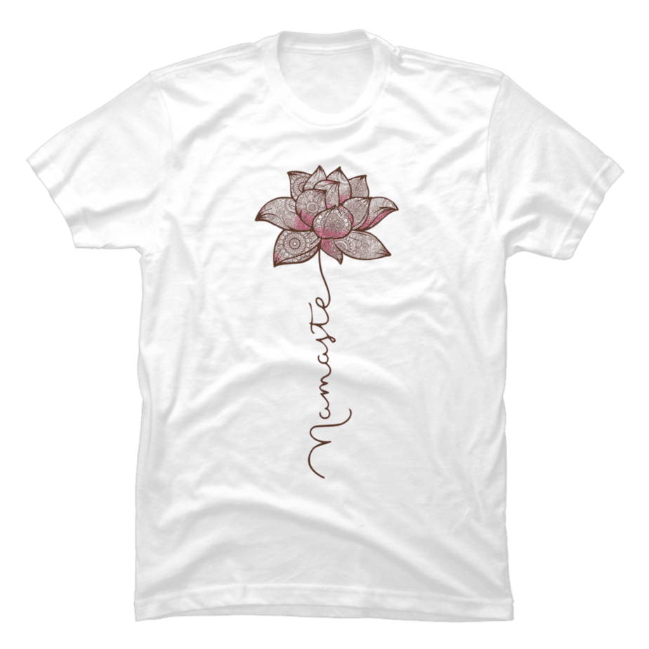 Yoga shirt- Namaste Mandala Lotus Love - Buy t-shirt designs