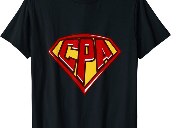 Accountant superhero shirt cpa t shirt finance tee t shirt men