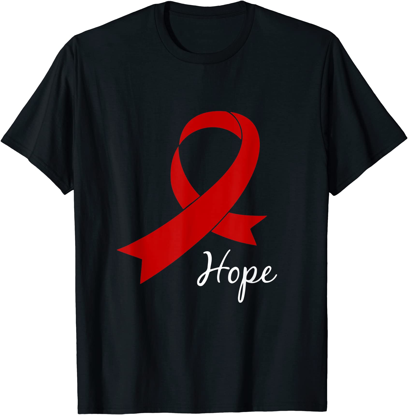 aids hope shirt world aids day tshirt awareness hiv gift tee men - Buy ...