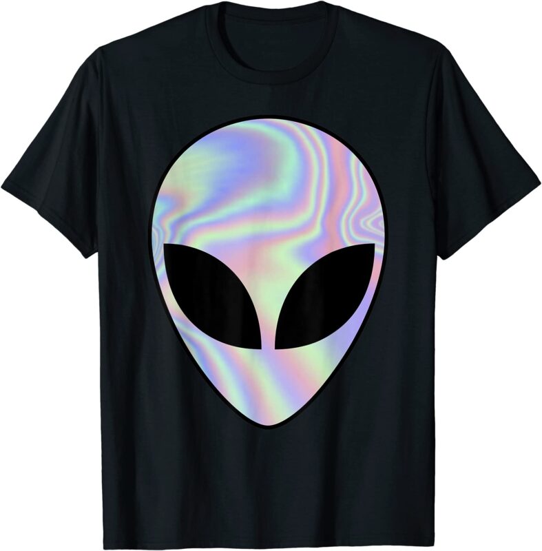 alien head t shirt colorful alien shirt rave tee believe ufo men - Buy ...