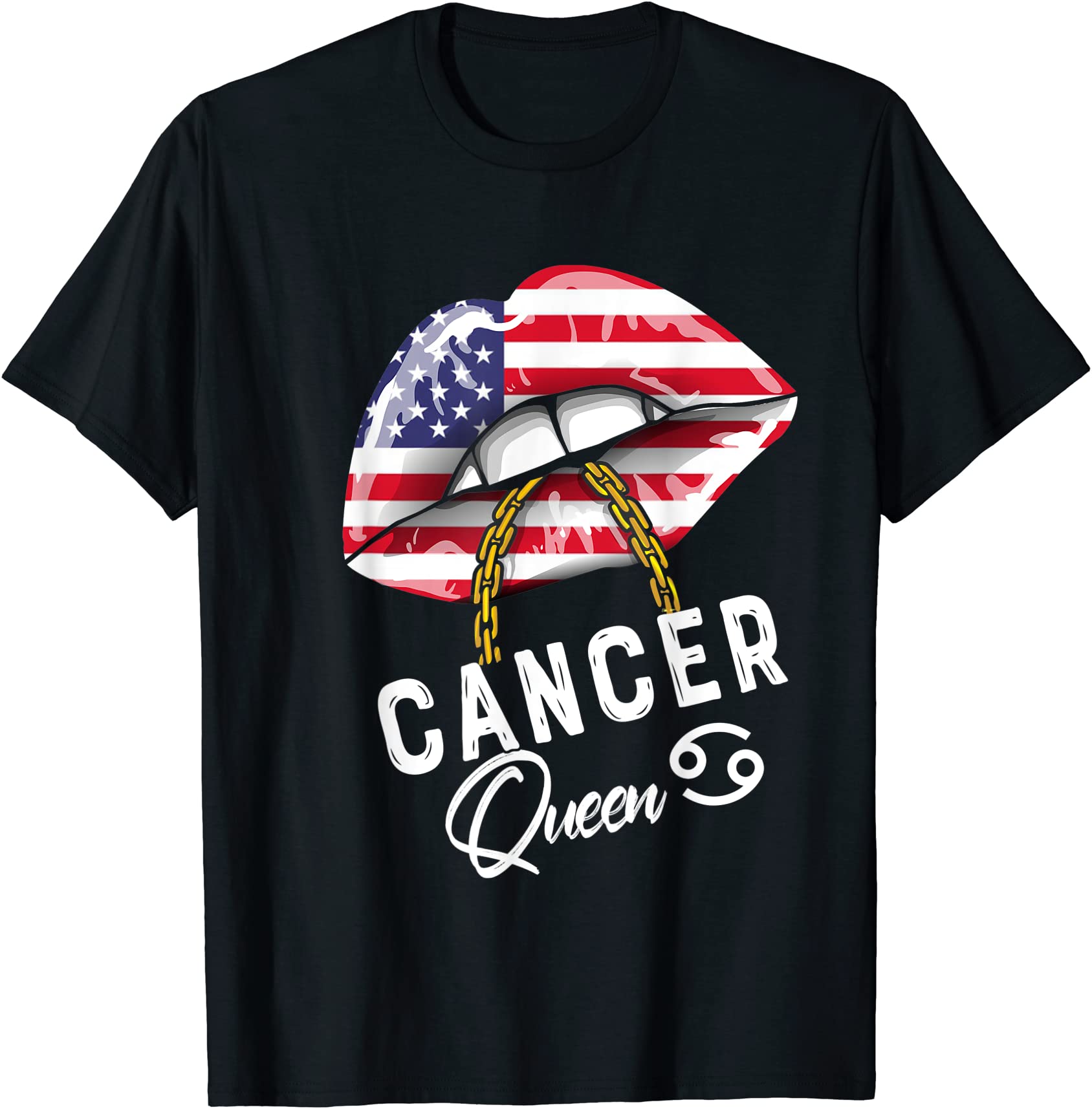 american cancer queen lips june july birthday sexy zodiac t shirt men ...