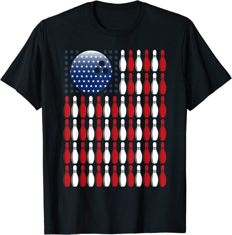 american flag bowling shirt bowler gifts for bowling team t shirt men