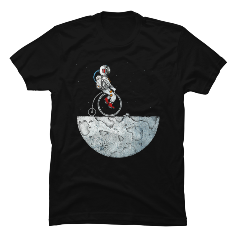 astronaut riding the bike - Buy t-shirt designs