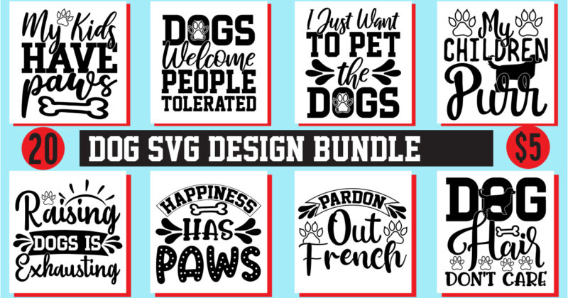 Dog svg, Funny dog quotes SVG bundle, Funny quotes svg, Dog mom svg, Paw svg,  do