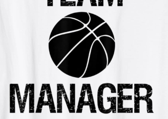 basketball team equipment manager t shirt men
