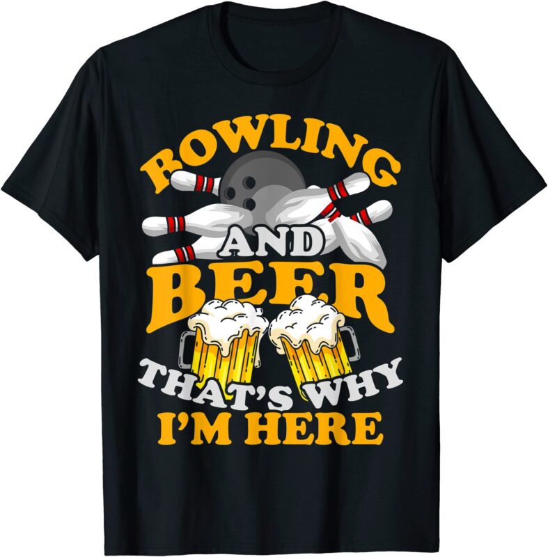 bowling ball bowler bowl team strike t shirt men