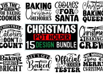 Christmas Pot holder SVG Design Bundle