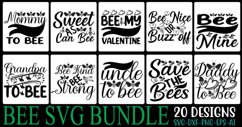 bee svg bundle SVG Cut File