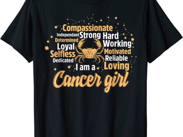 Cancer girl birthday astrology zodiac sign women cancer t shirt men