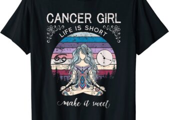 cancer girl shirt retro zodiac t shirt men