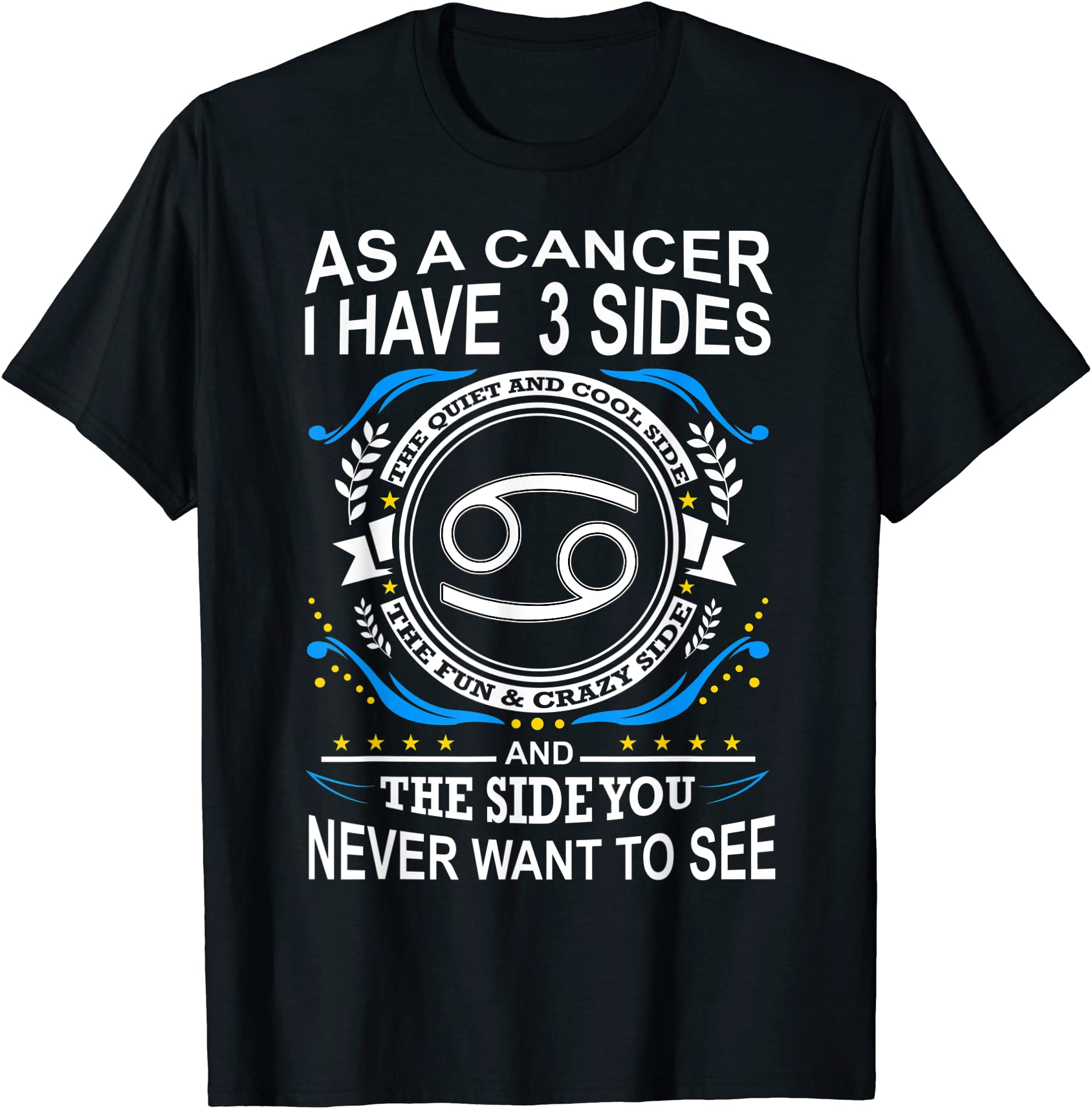 cancer star sign t shirt funny astrology zodiac gift t shirt men - Buy ...