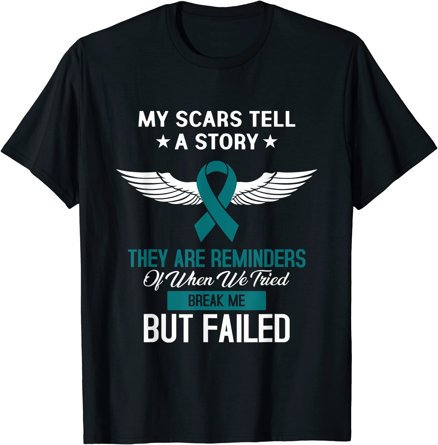 cervical cancer fight cancer ribbon t shirt men 2 - Buy t-shirt designs