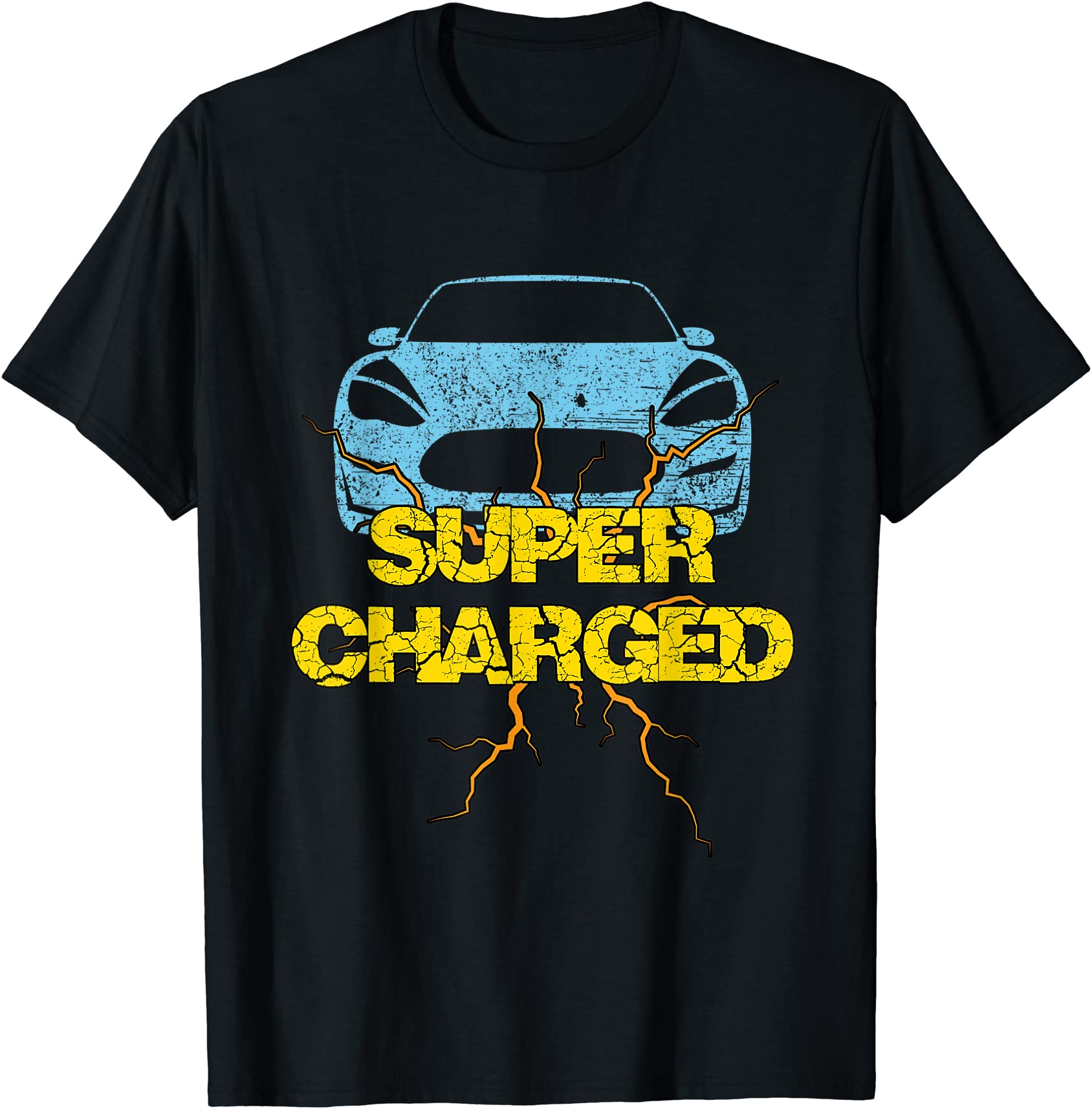 charged electric vehicle futuristic car power cars gift t shirt men ...