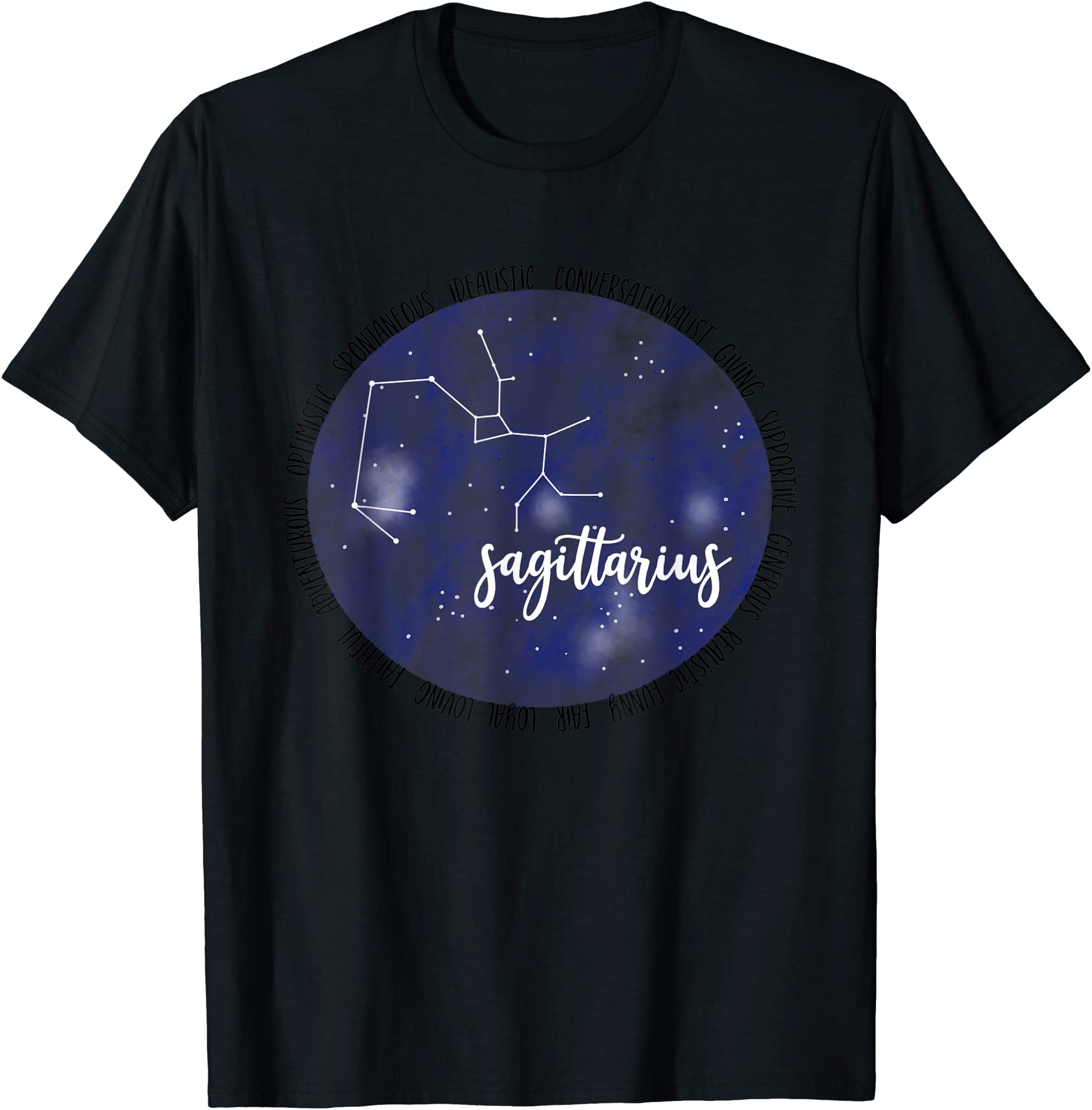 constellation zodiac sign sagittarian traits sagittarius t shirt men ...