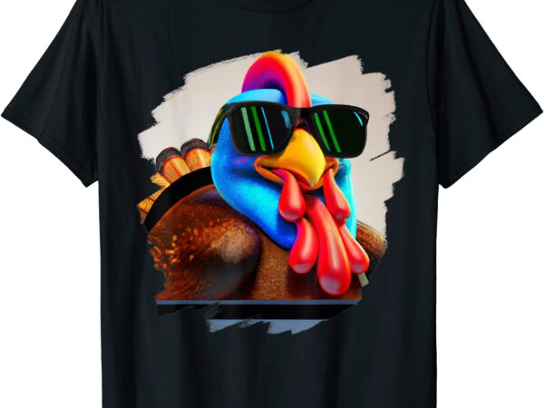 Cool turkey funny thanksgiving turkey t shirt men