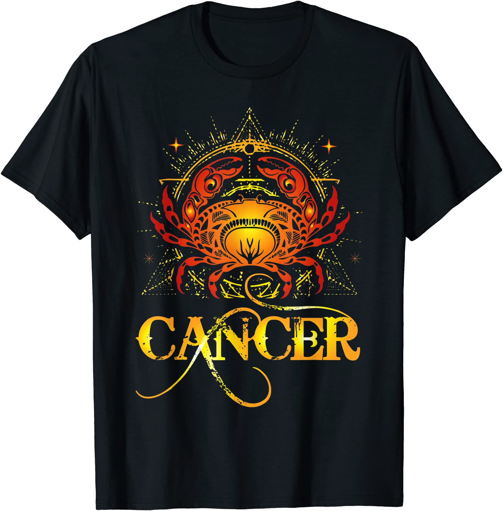 crab zodiac sign symbol horoscope cancer t shirt men - Buy t-shirt designs