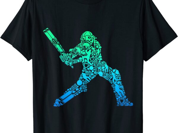 Cricket player youth men boys kids t shirt men