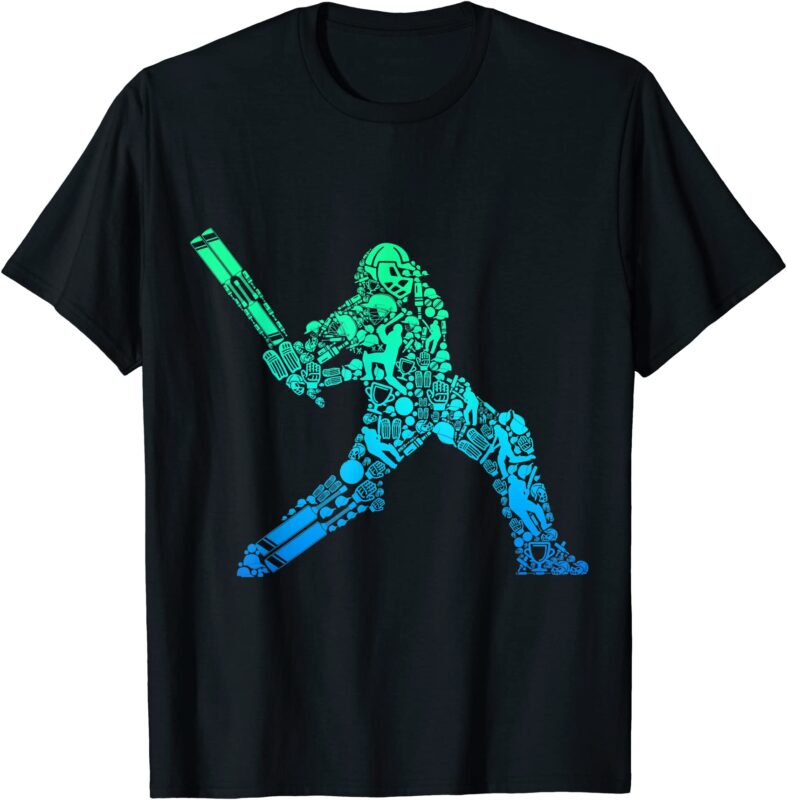 cricket player youth men boys kids t shirt men