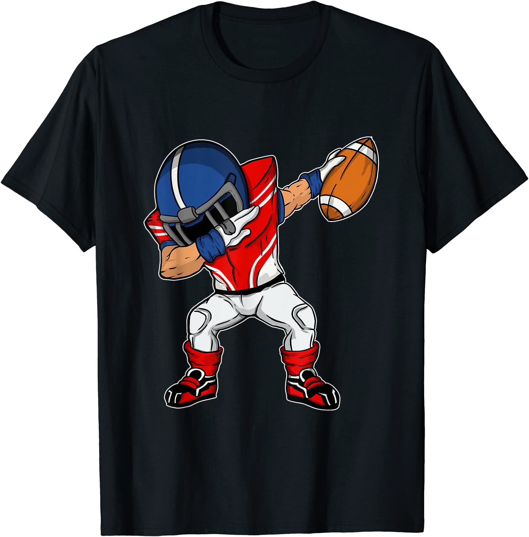 dabbing football player american football season dab dance t shirt men ...