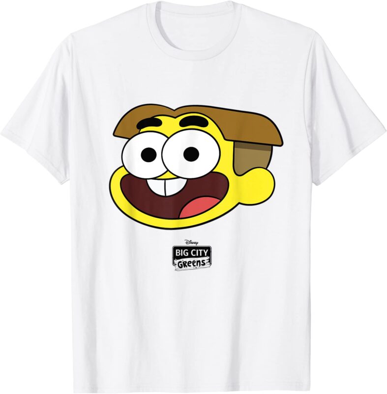 disney channel big city greens cricket and logo t shirt men