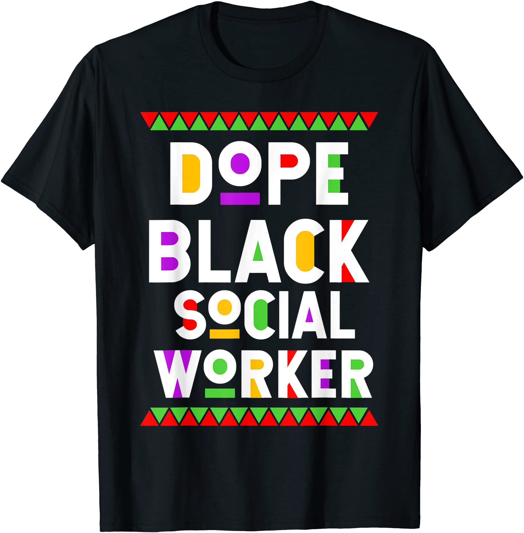 dope black social worker african american job proud t shirt men - Buy t ...