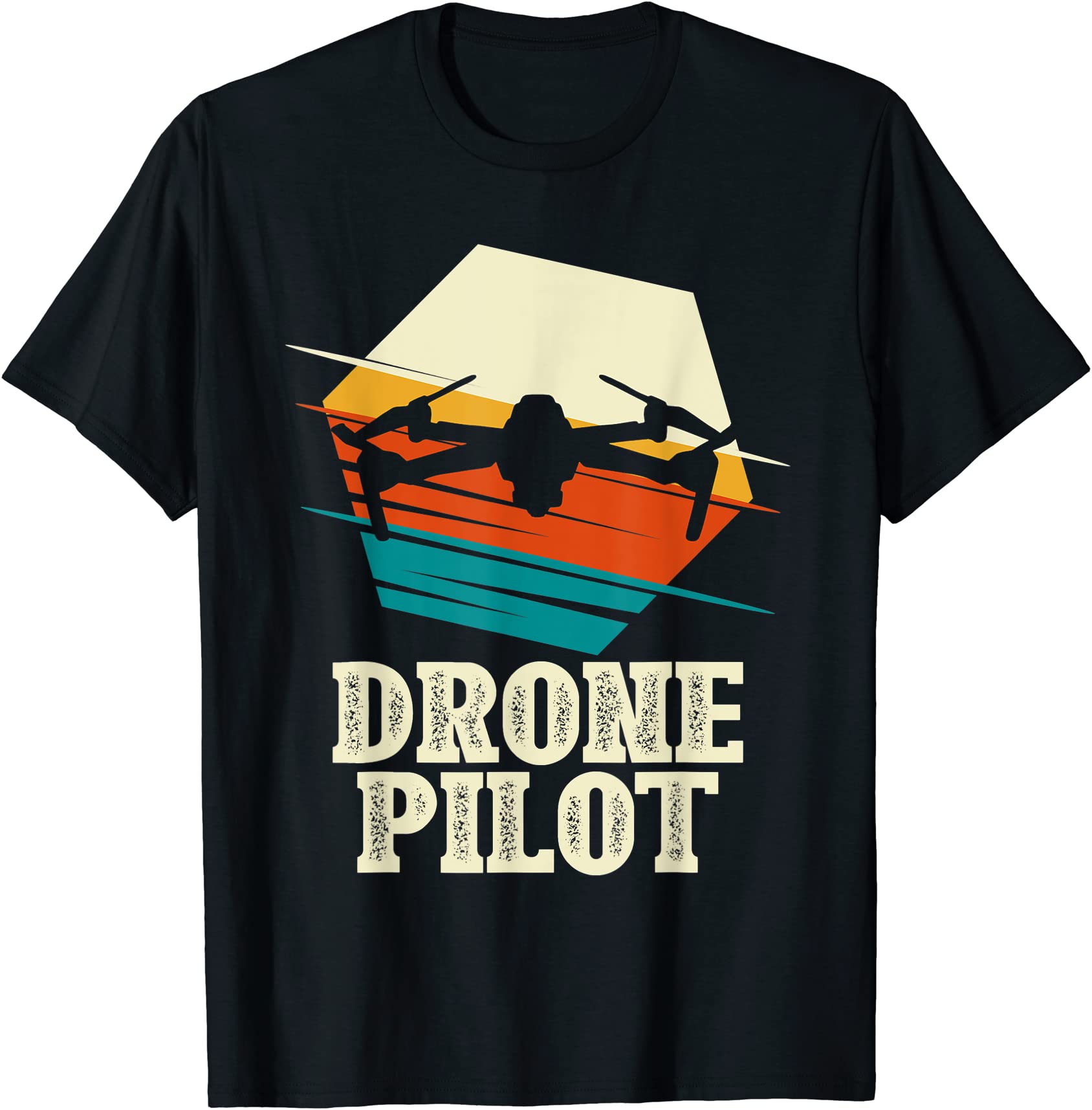 drone pilot vintage funny fpv race flying quadcopter gifts t shirt men ...