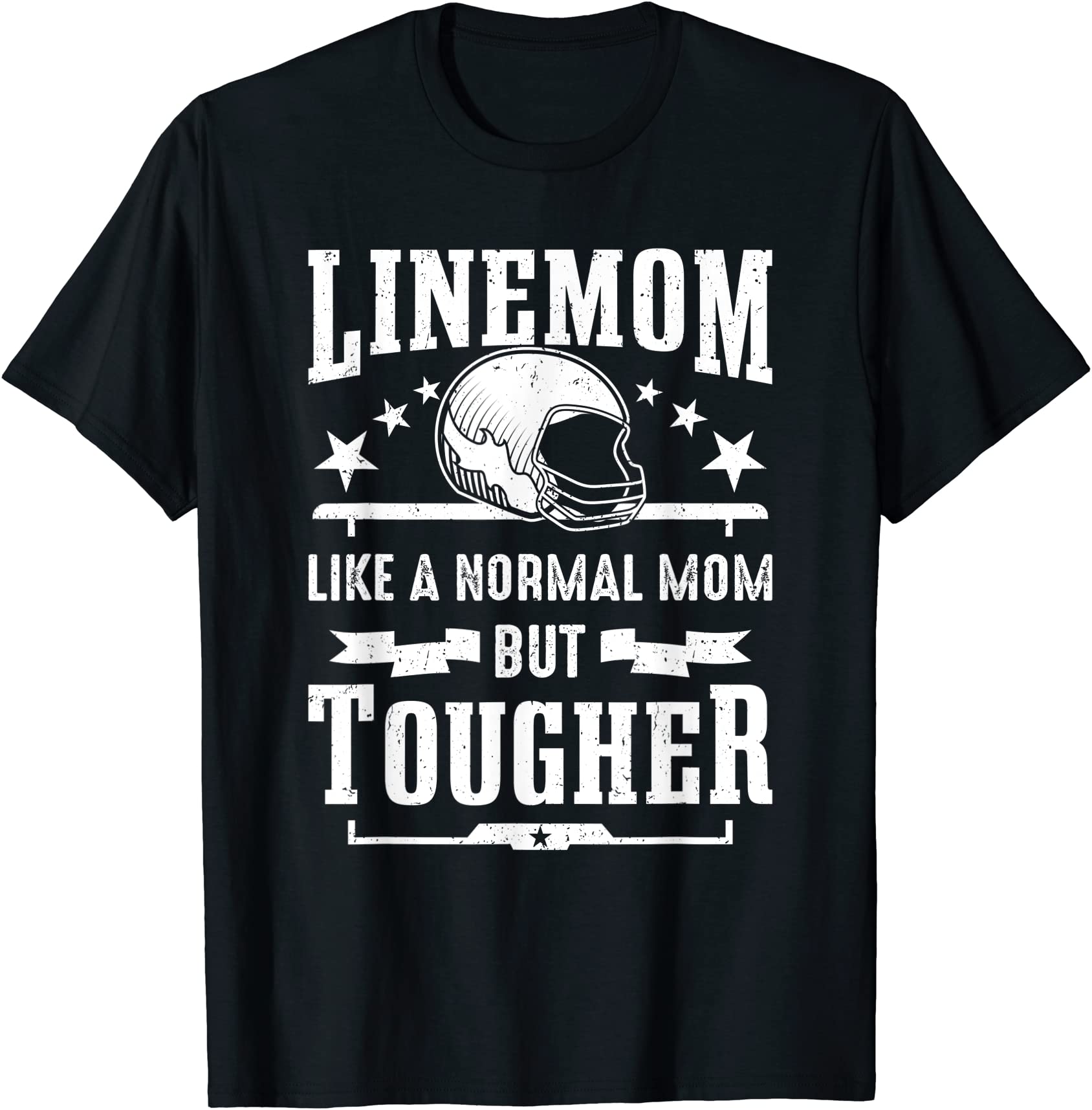 football lineman mom like a normal mom but tougher t shirt men - Buy t ...