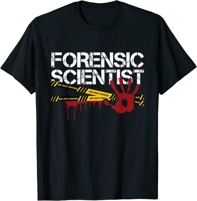 forensic scientist forensic science forensics criminology t shirt men ...