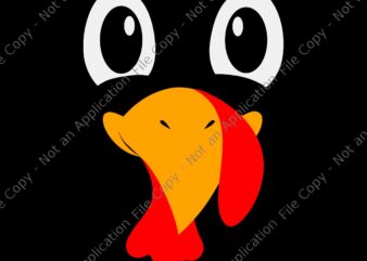 Turkey Face Svg, Funny Halloween Thanksgiving Svg, Thanksgiving Day Svg, Face Turkey Thanksgiving Svg