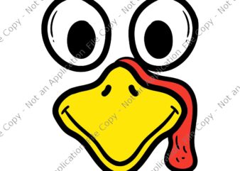 Turkey Face Svg, Happy Thanksgiving Svg, Funny Halloween Thanksgiving Svg, Thanksgiving Day Svg, Face Turkey Thanksgiving Svg