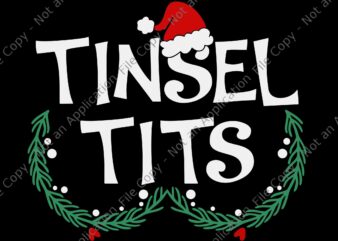 Jingle Balls Tinsel Tits Couples Christmas Svg, Tinsel Tits Svg, Jingle Balls Svg, Christmas Svg vector clipart